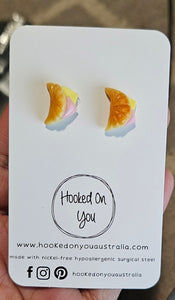 Ham and Cheese Croissant Earrings