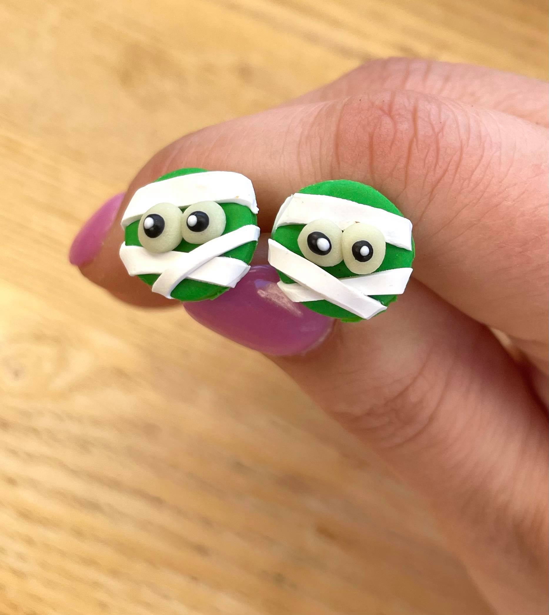 Mummies - Halloween Earrings