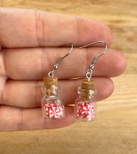 Christmas Humbug Jar Earrings
