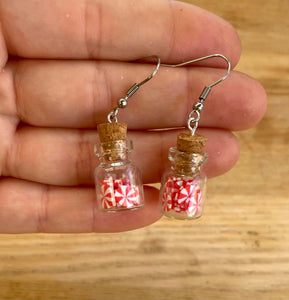 Christmas Humbug Jar Earrings