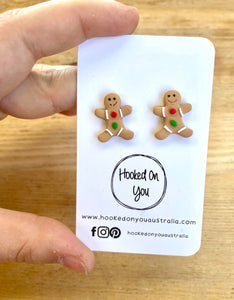 Christmas Gingerbread Man Earrings