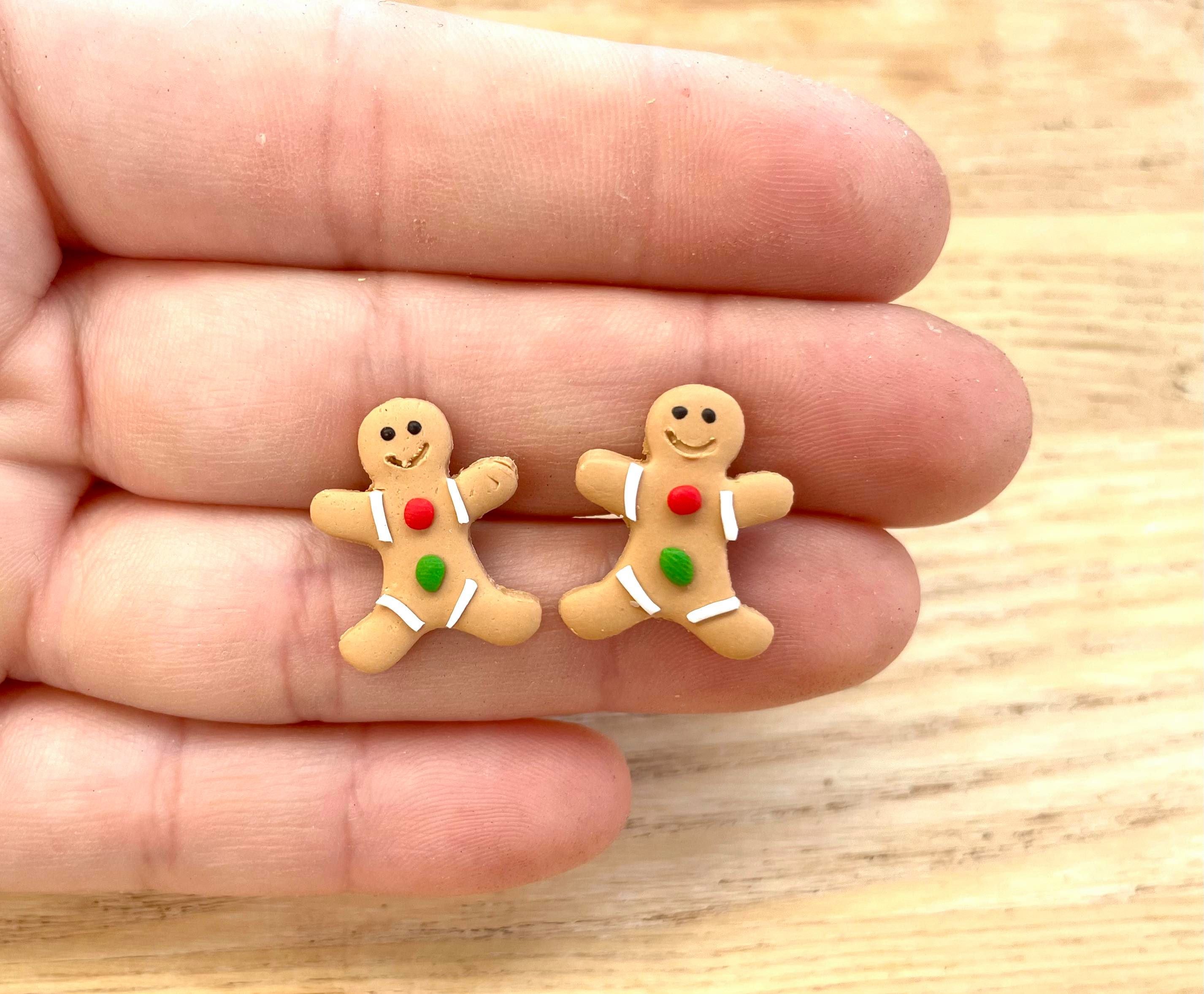 Christmas Gingerbread Man Earrings