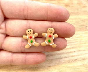 Christmas Gingerbread Man Earrings