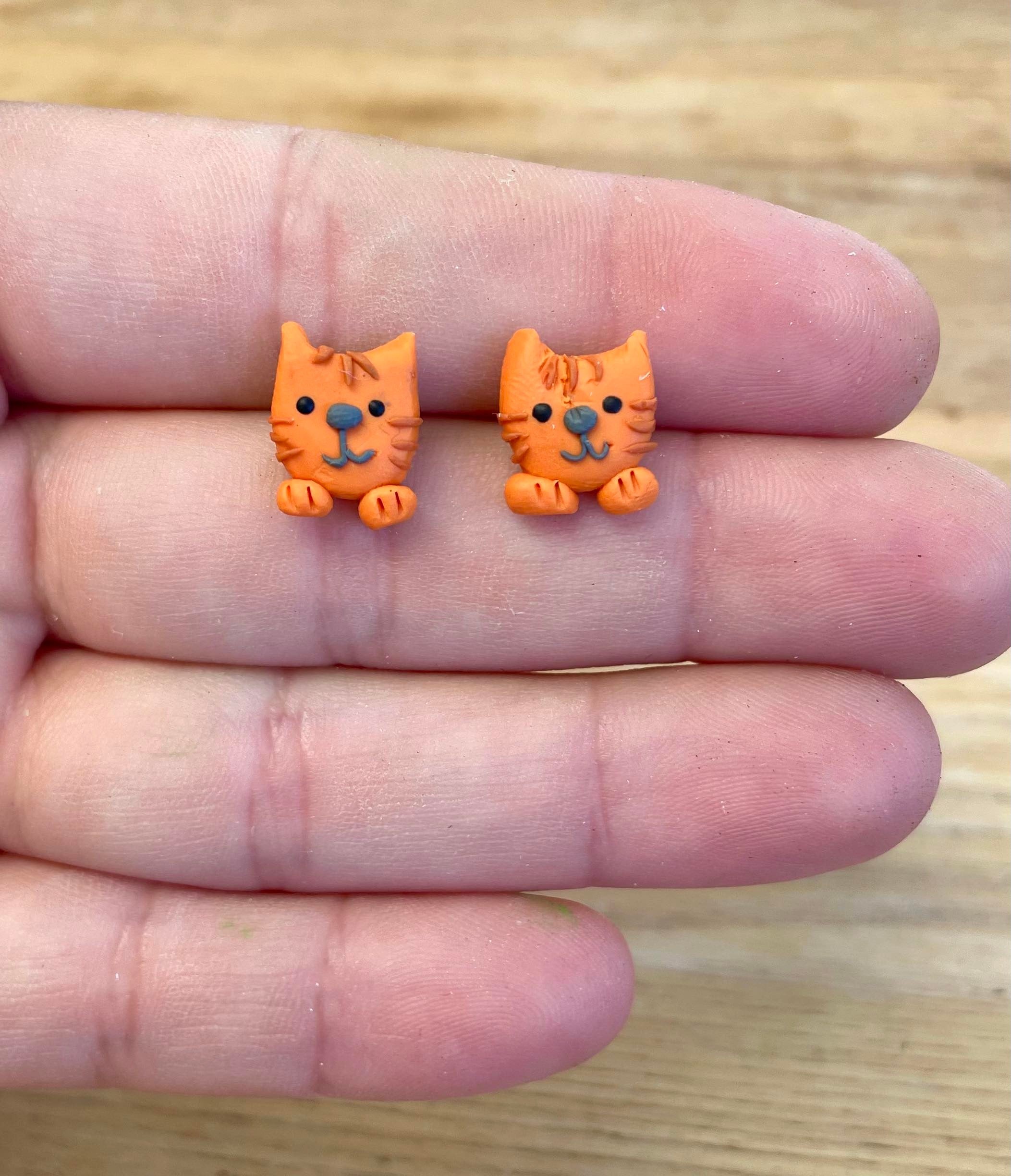 Animal Studs I Cat Earrings – Hooked On You Australia