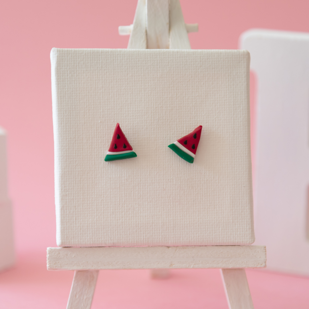 food earrings studs