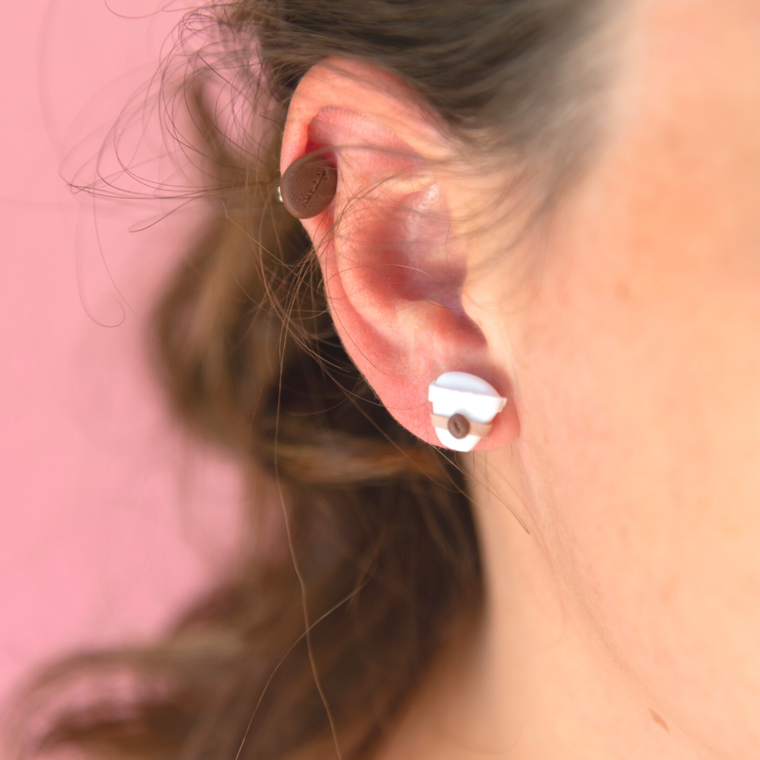 mismatched earrings