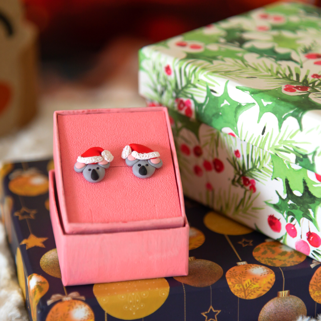 christmas earrings