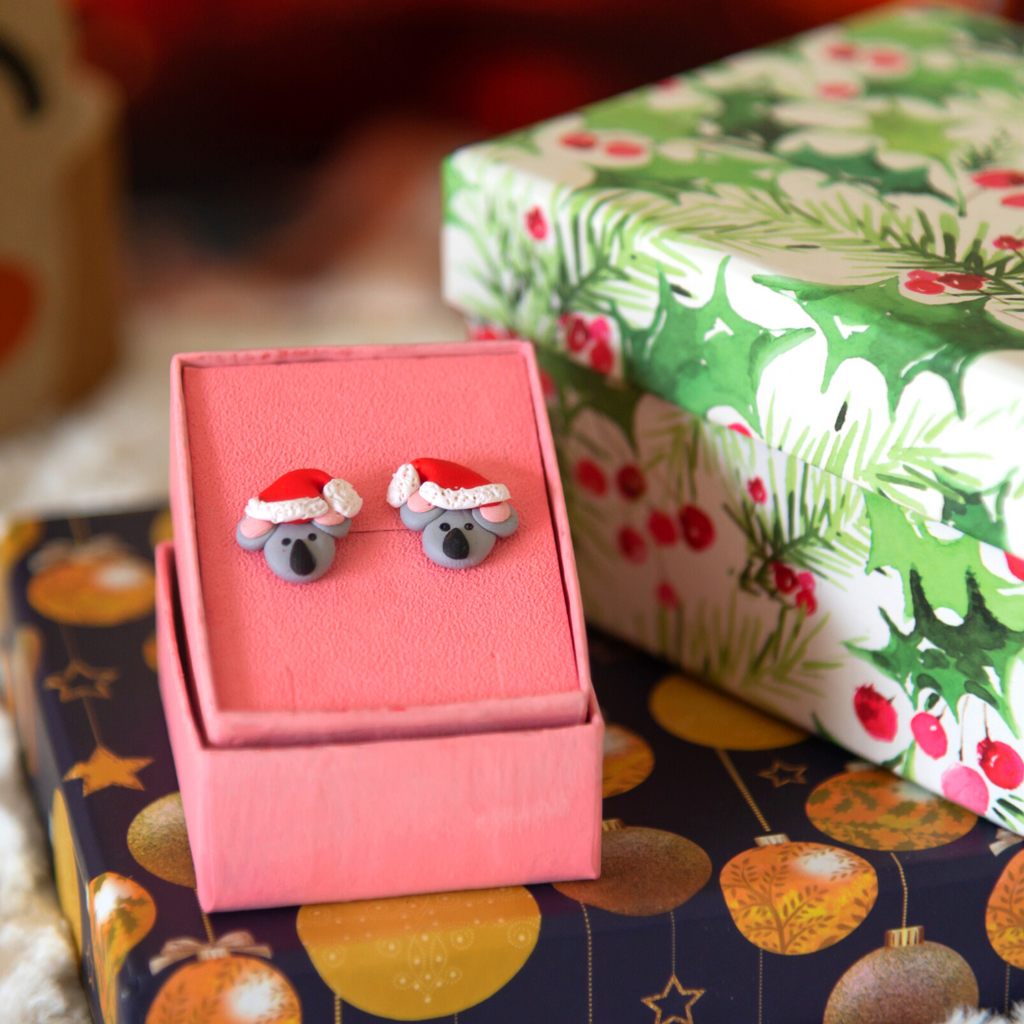 christmas earrings