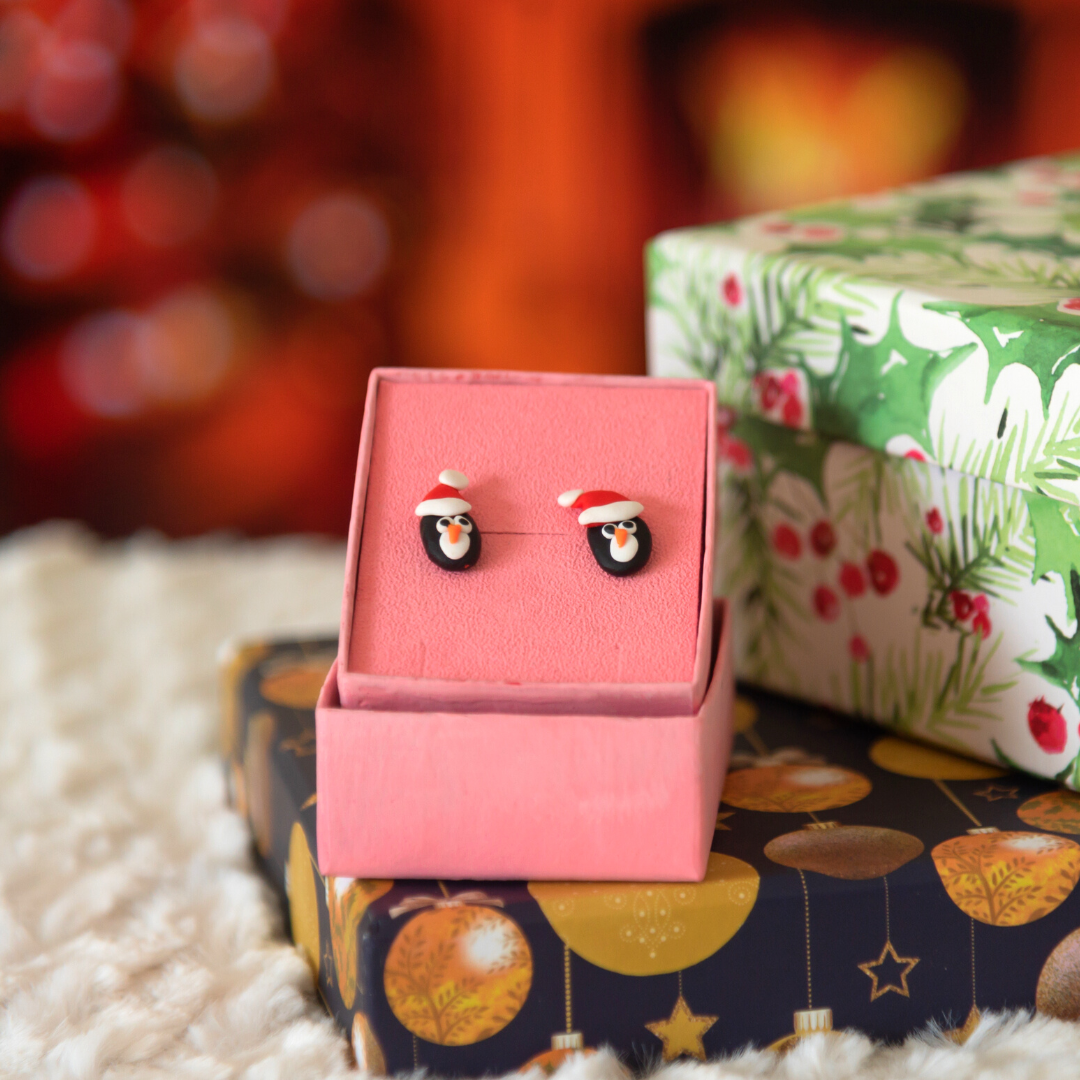 christmas earrings