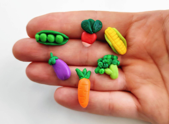 vegetable earrings