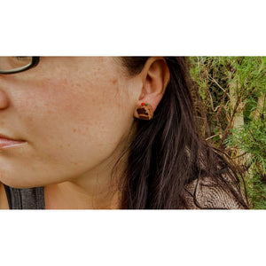 cake earrings